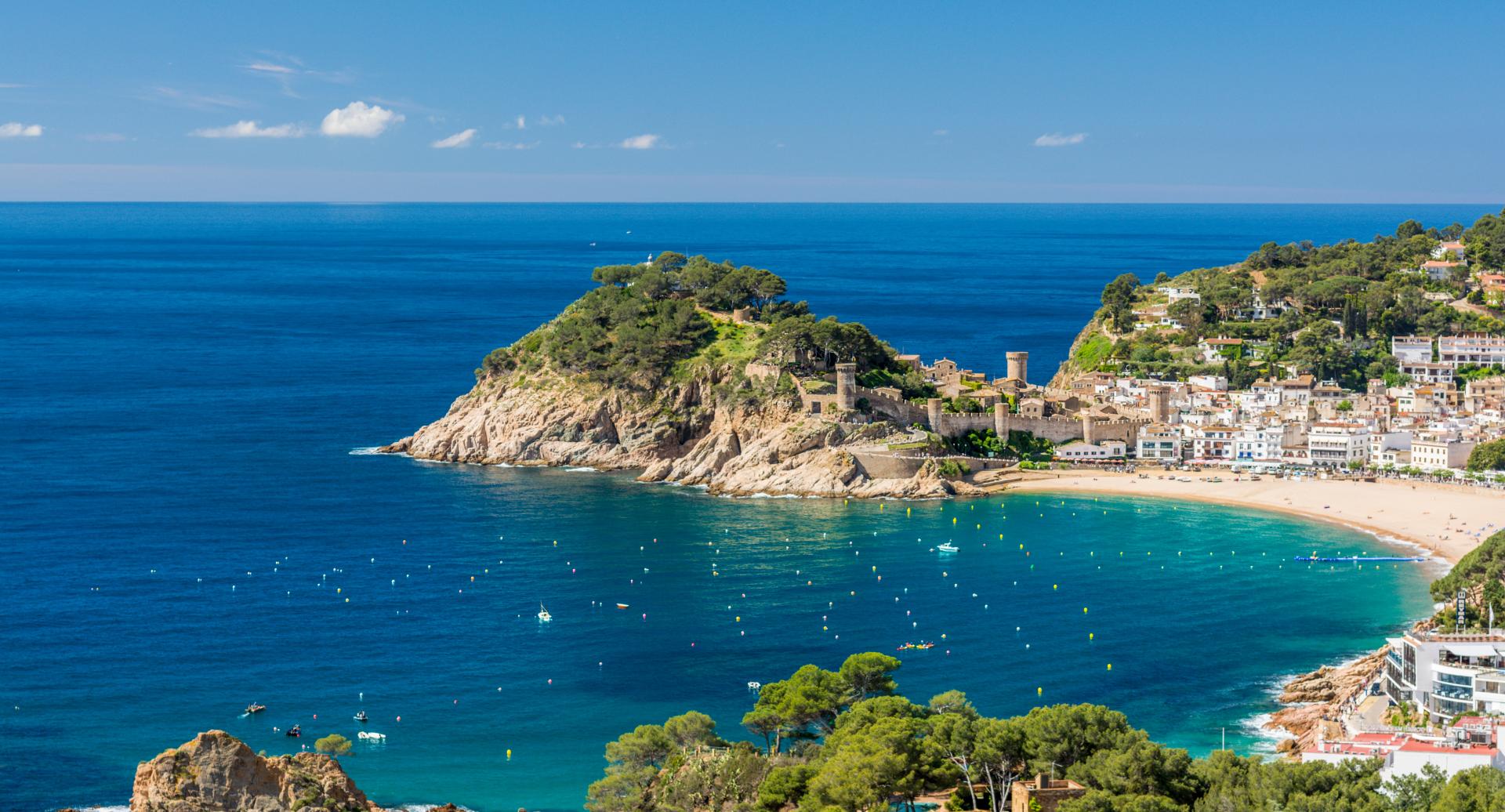 Hotel for filming on the Costa Brava